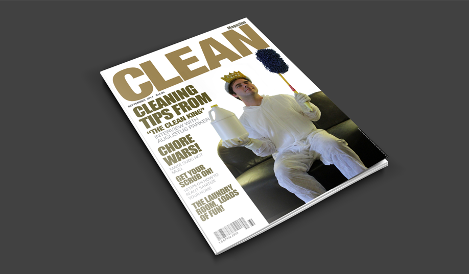 Clean Magazine cover for Web TV show